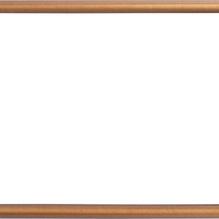 Marco de bronce rectangular